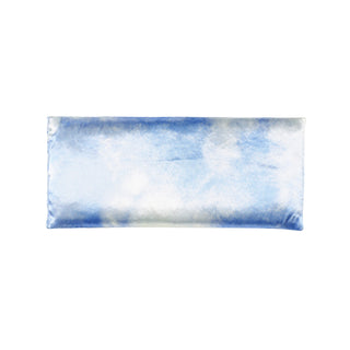 Mediterranean Sky - Scented Luxury Fabric Eye Pillow with Organic Lavender & Flaxseed