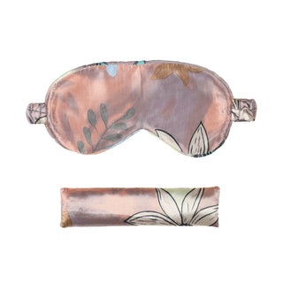 Tropic Palm - Luxury Fabric Sleep Eye Mask & Scented Micro Pouch